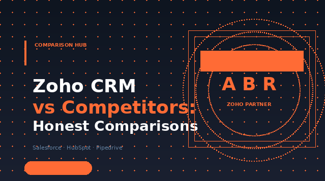Zoho CRM vs Salesforce, HubSpot, Pipedrive and GoHighLevel — honest comparisons for SMBs